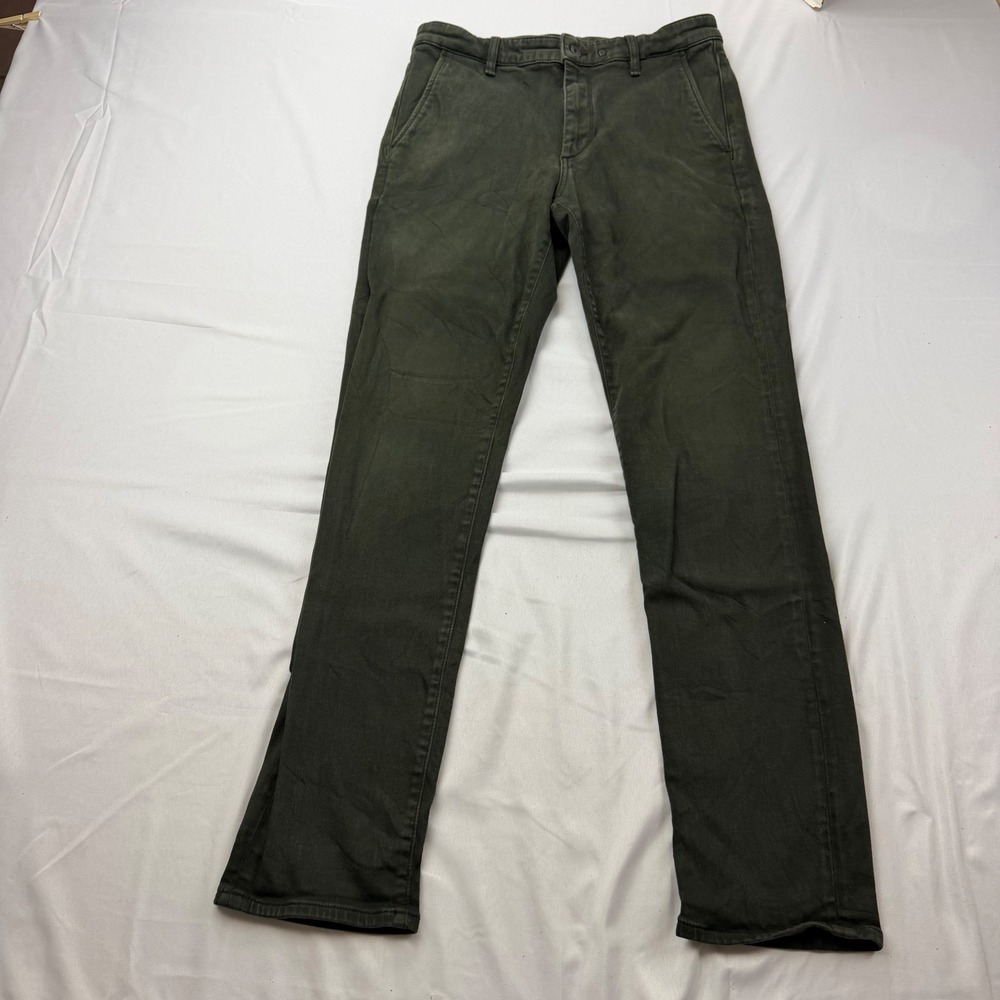 Rag & Bone Fit 2 Chino Pants Mens 32 Deep Spruce Green Slim Stretch Trousers